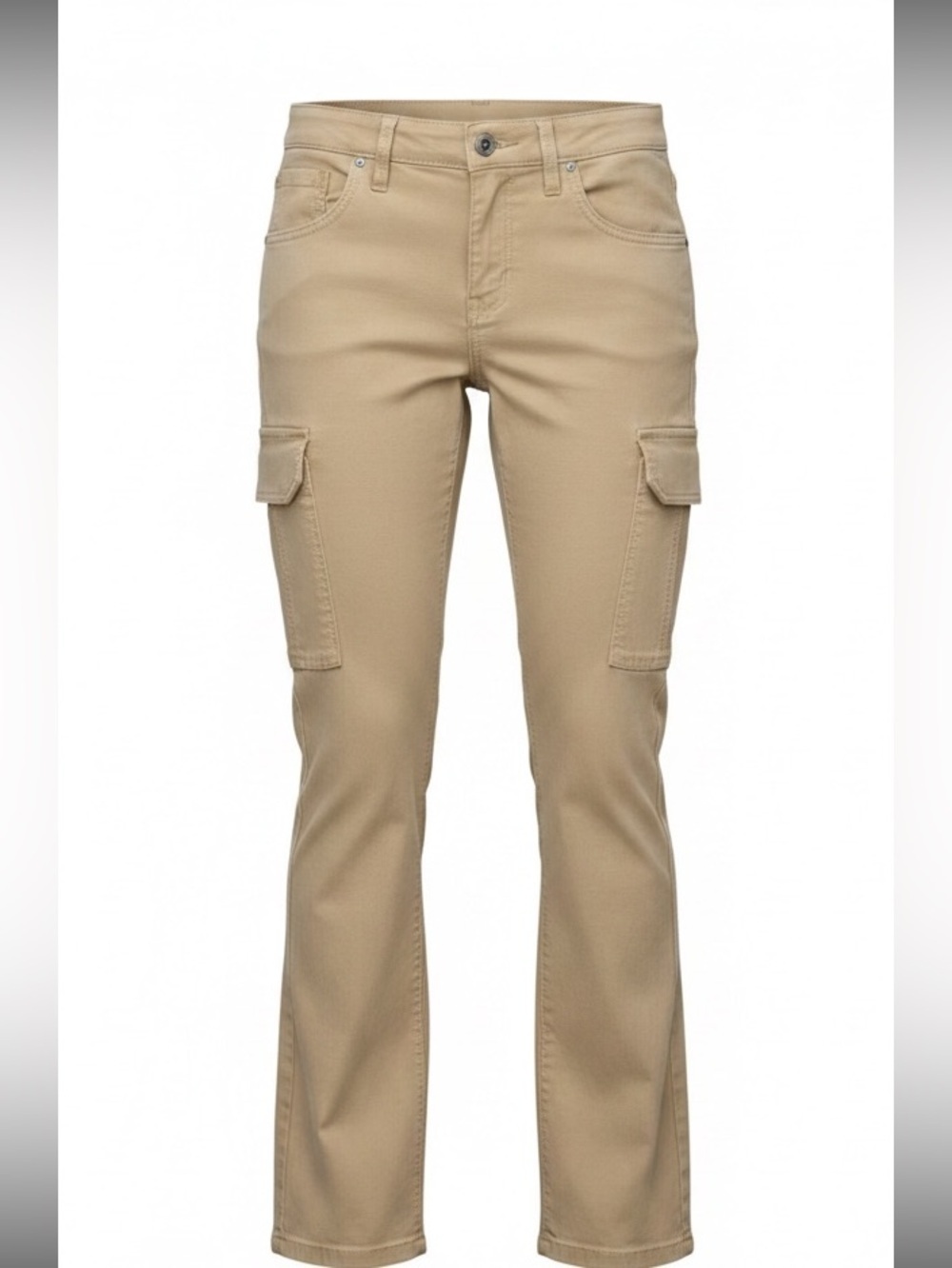 True Religion Women’s Khaki Straight-Leg Pants